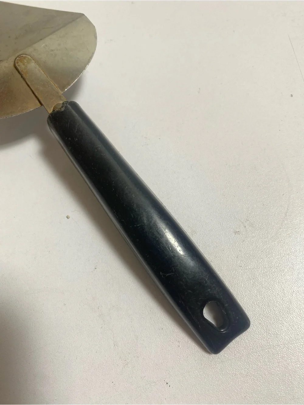 Vintage EKCO USA Pie Cake Server Black Handle 10”